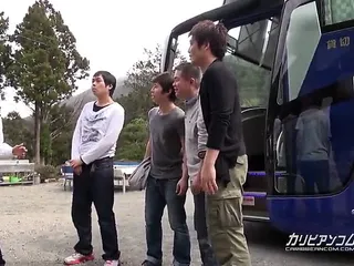Japanese Sex in Bus, Hot Asian Chicks, Group, Play