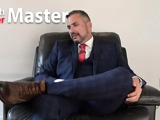 Uncut dilf masturbates and smokes cigar in three piece suit PREVIEW