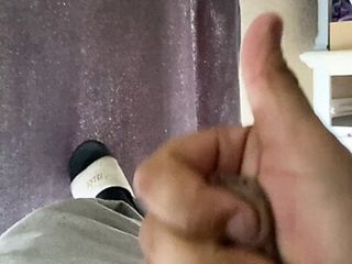 Jerking off while thinking if I should shove a dildo up my ass 