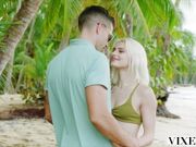 VIXEN Petite Blonde Christy has earth-shattering orgasms