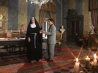 French nun gets fucked in the ass, upscaled to 4K