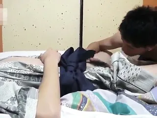Chinese boy Couple Bareback Cum Inside