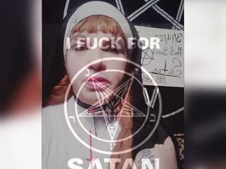 Spun sissy, satanic sissy whore...