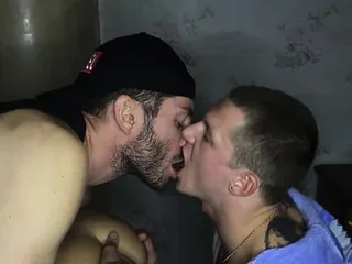 2 Gay At A Party Fuck A Friend And Cum On Pussy