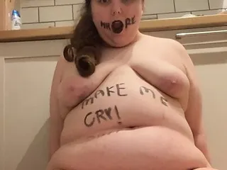  video: Fat pig Lexi’s pussy pump humiliation