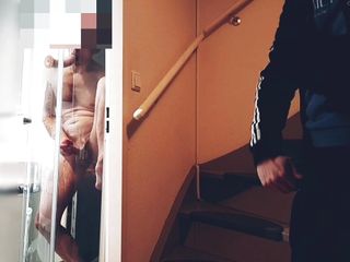 Secretly While Horny Guy Fuck Himself Under Shower With 2 Dildo Into Ass And Mouth...