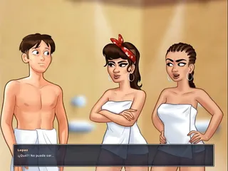 Summertime Saga Cap 33 - The Showers And Two Girls