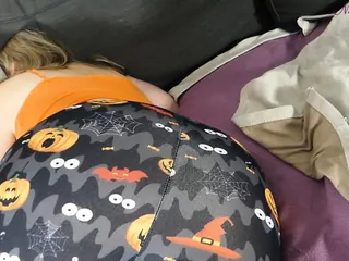 My Stepsister Wants More Candy And A Big Dick For Halloween!