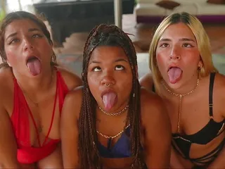 Pussies, Lesbian, Latina, Threesomes