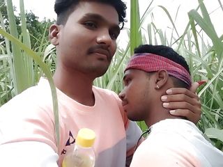 Sugarcane Field Forest Outdoor And Electric Scooter Stop Gay Movie In Hindi