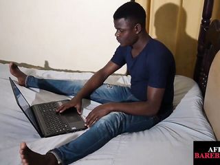 Nubian Twink Gets Nude And Masturbates Alone Indoors