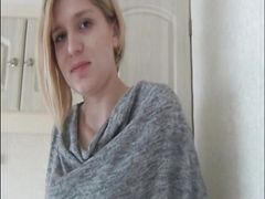 I get my dick sucked by blonde Barbora with upturned nipples