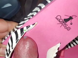 Mechanic Found Zebra Print Sandals On Bottom Rear Floorboard Of Her Car
