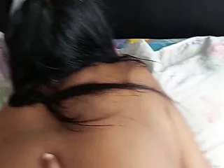  video: sri lankan slutty bitch wife getting fuck with big dildo and hubby's dick at once