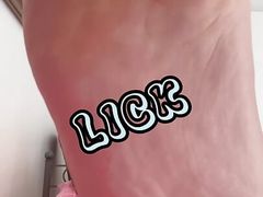Lick my soles
