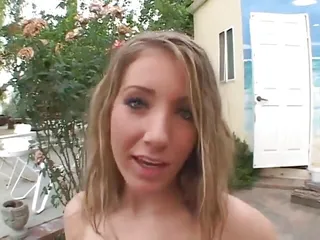 Perky Tits, French, Outdoor, Hot Cumshot