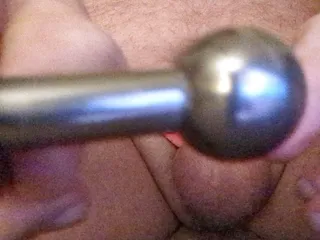 Will 2 stainless steel balls and an inverse chastity cage fit, imprisoning my dick deep inside?