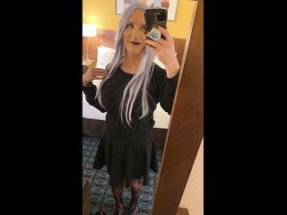 Crossdresser In Hotel Ready For Sex