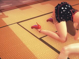 Hentai Uncensored - Cloe has sex in tatami part 1