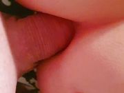 Fucking and filling my gf's tight ass
