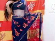 Hot your priya ki mast chudayi in blue Saree hot video