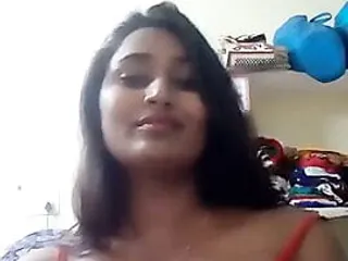 Desi Swati Naidu Strip Teasing On Camera
