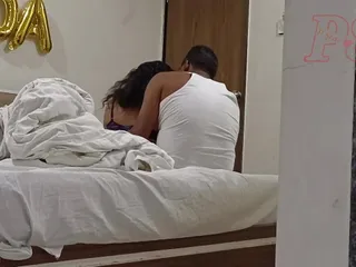 Indian New Married Couple Romance In The Room - Saree Sex - Saree Lifted Up And Ass Spanked