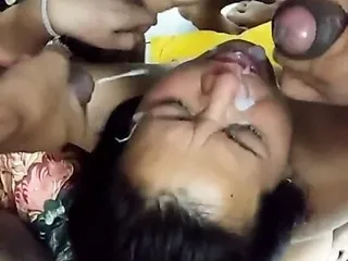 Desi Bhabhi, Cock Cums, Swallowing Cum, Desi