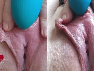 Spread, Wide Open Pussy, Close up, Stimulating