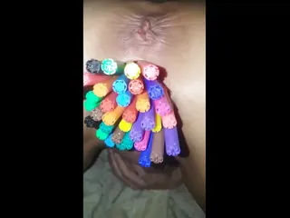 POV, Close up, Object Insertion, Objects in Pussy