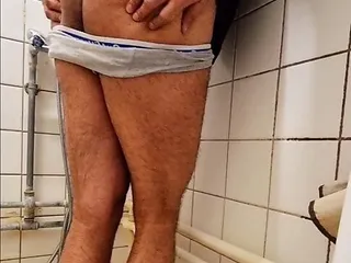 Horny guy wants you to Come in bathroom and take him from behind 
