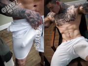 Jakipz Showing Off His Big Cock In Compression Shorts
