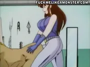 Lesbian anime nurses strapon fucking