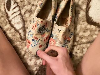 Cum On Floral Slip-Ons Shoes