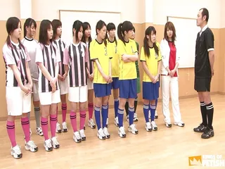 Japanese female team listen and take...
