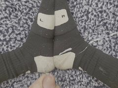 Cum On My Black Nike Elite Socks