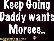 Daddy Says "Keep Going" till I Cum l Male Moaning Sexy Boyfriend Voice Asmr Bf Roleplay Audio