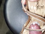 mechanic  found cute brown heels in customer car