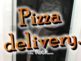 video: Pizza delivery. Pizza delivery man fucke doggystyle Milf in kitchen and cum in pussy. Creampie. Cumshot. Sex doggy style