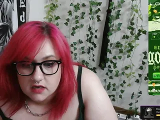 Part 2 July 25th BBW Camgirl Poppy Page Live Show - Glass Toys, Lovense, Hitachi, Big Pussy Lip Play