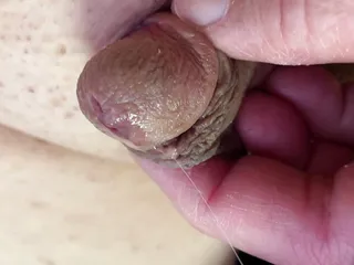 Showing Off Penis Plug And Taking It Out