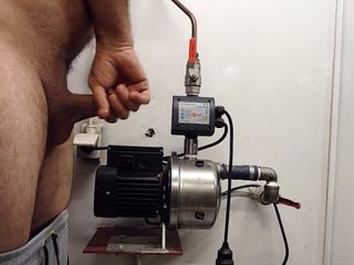 Chubbear Horny At Work Cumshot Hairy Playing Peeing Engine Room On Board