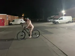 Street Girl Steals A Bike But Has To Ride It Back Naked!