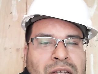 Grabbing my balls for you at construction site on the elevator! Follow me on YT only fan and tiktok thanks