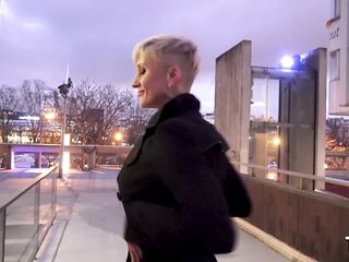 Extremly stunning short blonde Tanya Virago visit Paris for a good hard fuck