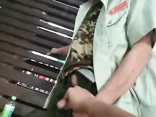 Asian Grandpa Shoots A Big Load