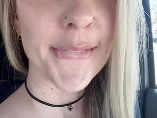Finger fucking my pussy in the parking lot (teaser)