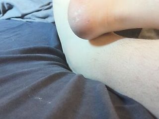 Rubbing Lotion On My Feet In Bed
