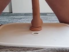 Anal dildo fuck and cumshot and fuck it again