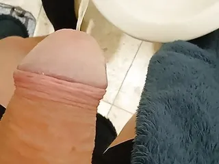 MY THICK COCK PISSING...
